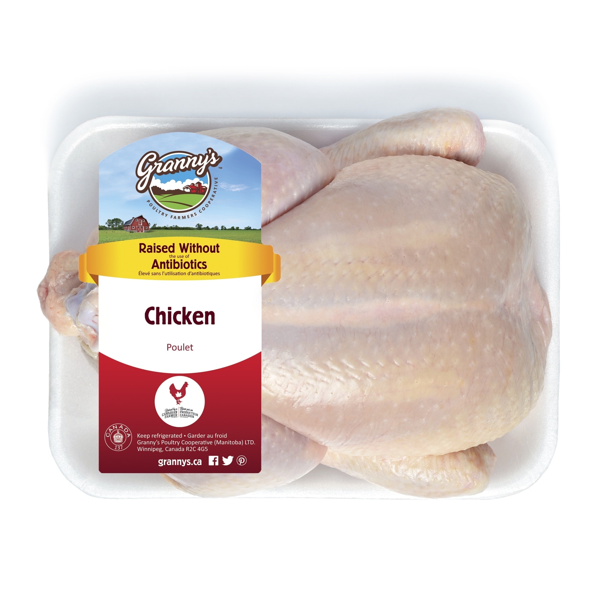 Raised Without Antibiotics Whole Chicken Granny S