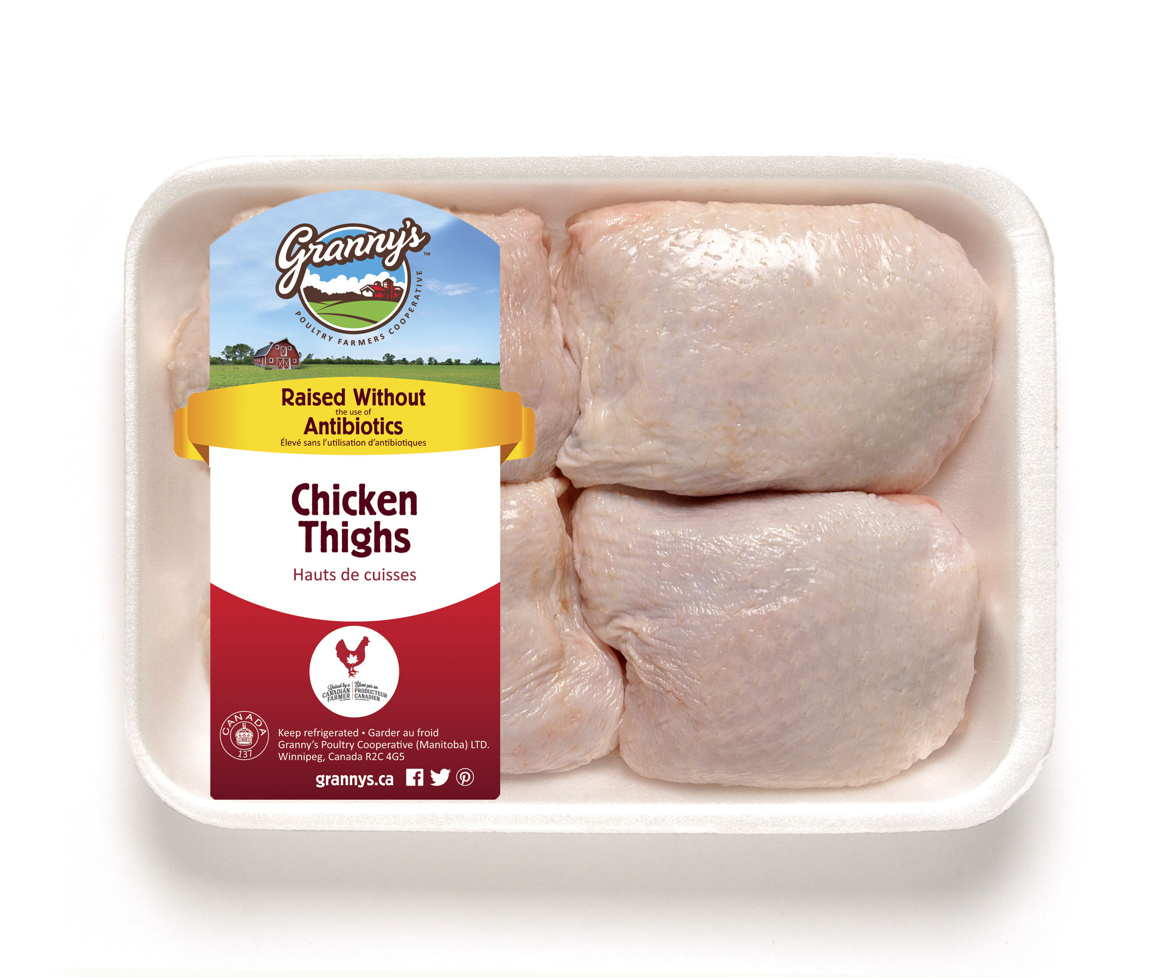 Raised Without Antibiotics Chicken Thighs Granny S