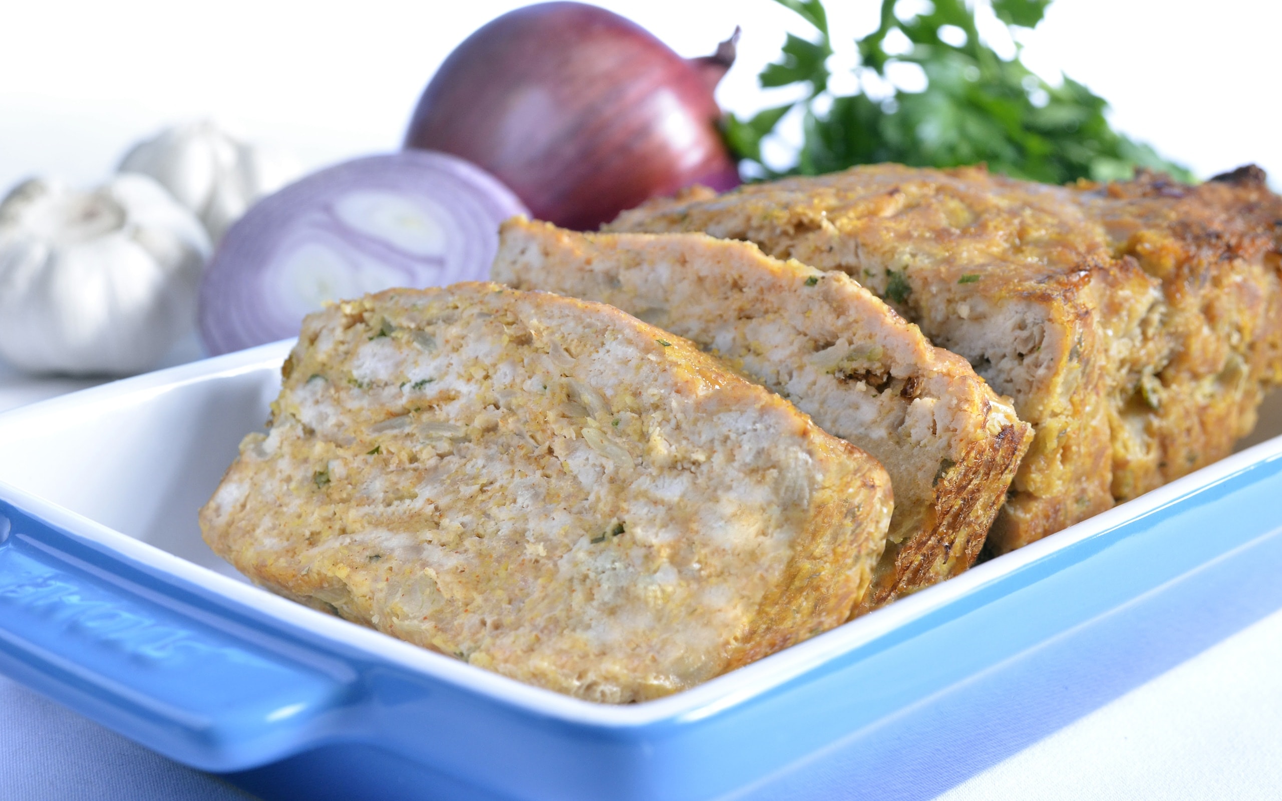 Turkey Meatloaf with Caramelized Onion Gravy Granny's Poultry