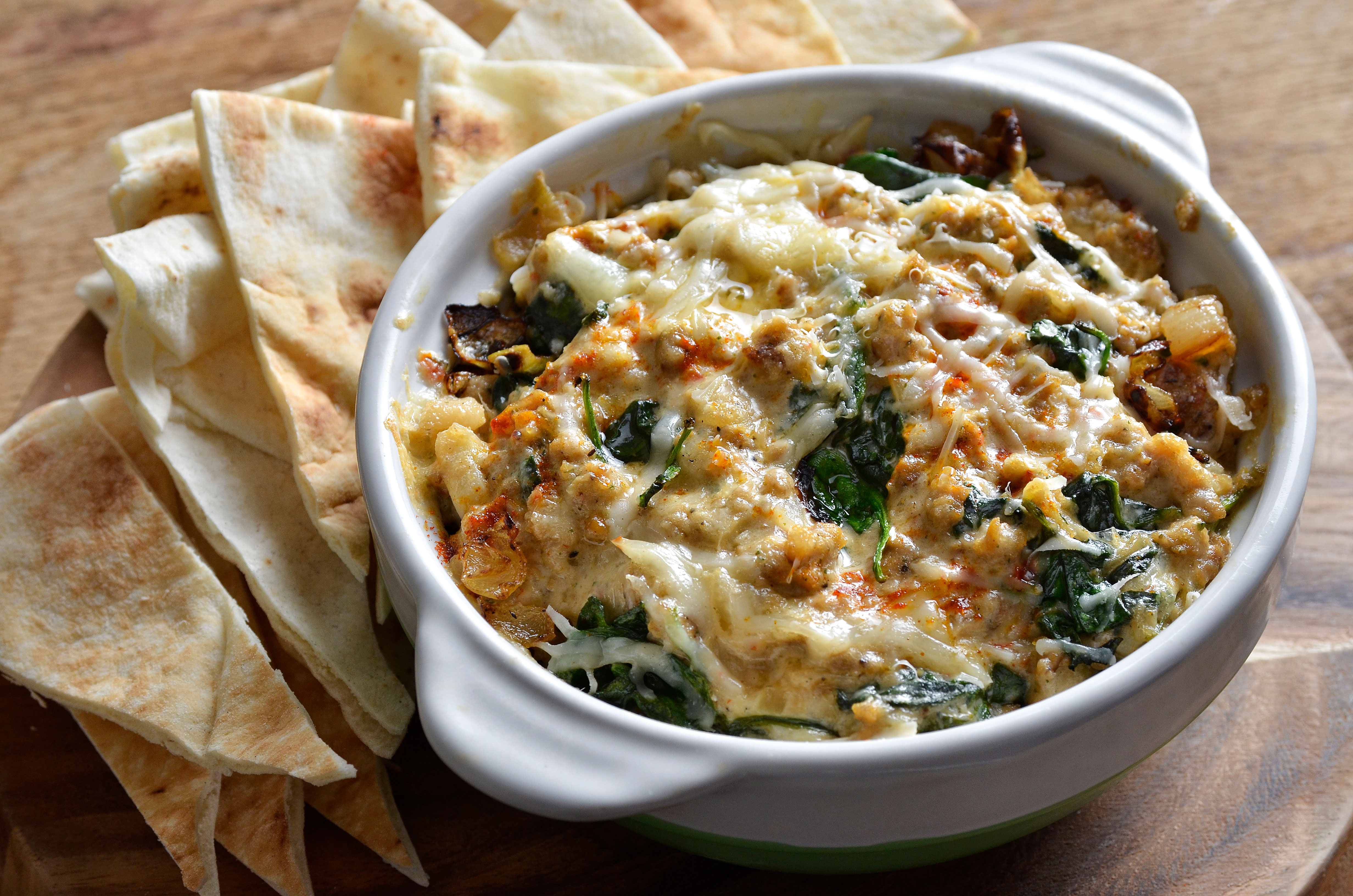 Turkey Cheddar Spinach Dip Granny's
