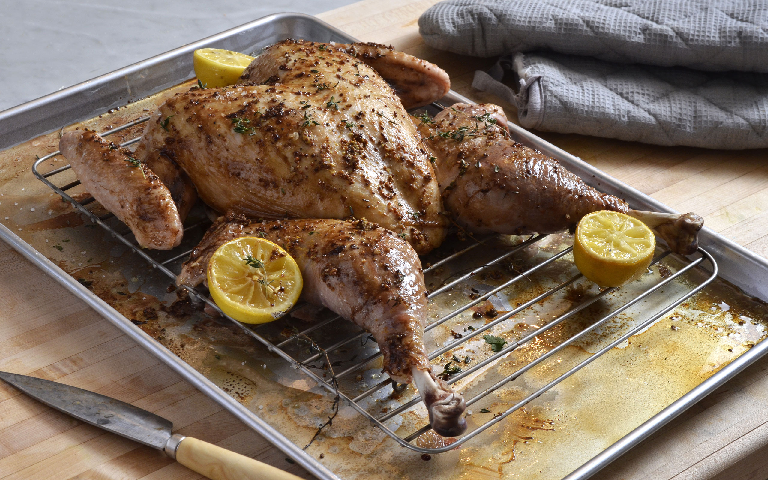 Herb Roasted Spatchcock Turkey Granny S